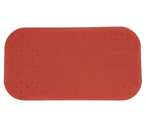 MSV Protiskluzová podložka do vany CLASS Premium terakotová / SBS kaučuk / 36 x 76 cm