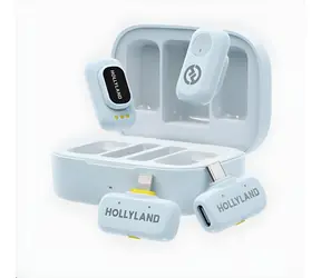 LARK A1 Combo světle modrá / Bezdrátový mikrofon / USB-C a Lightning přijímač / potlačení šumu