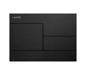Laufen Ovládání splachování INEO SKYLINE matná černá / Duální splachování / Pro moduly INEO / 208×148 mm