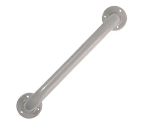 MSV SAFE šedo-hnědá / Bezpečnostní madlo / ocel / 30 cm / nosnost 50 kg