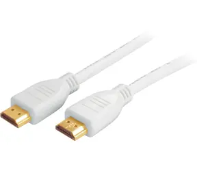 SCONN HDMI kabel 7,5 m bílý / Kabel HDMI / pozlacené konektory / 4K Ultra HD / HEAC / A-A