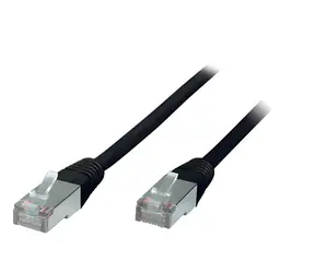 SCONN Patch kabel Cat.5e F/UTP černý / Patch kabel / F/UTP / RJ-45 / 10 m