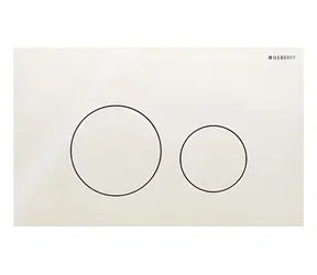 Geberit Sigma40 sklo/pískově šedá / Ovládací tlačítko splachování / 2-činné / 246x152x6 mm