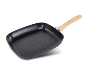 Lamart Natur LT1307 / Grilovací pánev / 26 × 26 cm / hliník / nepřilnavý povrch