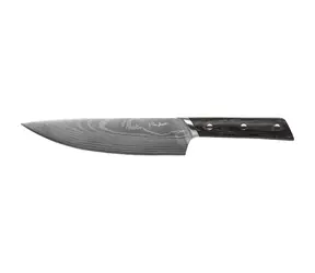 Lamart Hado Nůž kuchařský 20 cm stříbrno-černá / nerez, packawood
