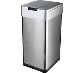 Lamart LT8128 / Bezdotykový odpadkový koš / 40 l / senzor pohybu / USB napájení / nerez