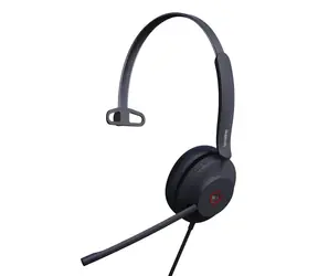 Yealink UH37 Mono (MS Teams) černá (1308103) / Mono náhlavní souprava / mikrofon / USB-C & USB-A / kabel 1,2 m