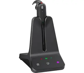 Yealink WH63 E2 Teams černá / Bezdrátová sluchátka s mikrofonem / DECT / Do uší