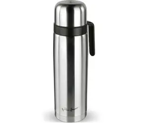 Lamart LT4080 Rugo stříbrná / Termoska / 850 ml / Nerez / plast / Šálek a pítko