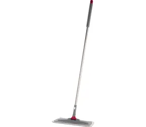 Lamart LT8060 šedo-červená / Plochý mop / 120 cm / mikrovlákno