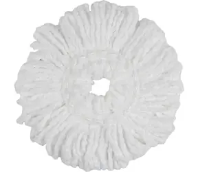 Lamart Wind Náhradní mop bílá / Návlek na mop / mikrovlákno / 2 ks / O 25 cm