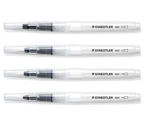 Staedtler Sada štětců Design Journey 949-SBK4-C / 4 velikosti / Waterbrush / Nylonový vlas