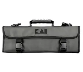KAI Sada nožů Wasabi Black / 5 ks + kuchařská taška / Nerezová ocel 6A/1K6 / 58 HRC