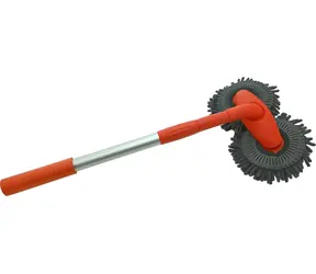 Compass DUO BRUSH teleskopický 60-112 cm / Rotační mycí kartáč / mikrovlákno / dvojitá hlavice