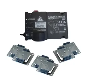 KEMO M229 / Ultrazvukový odpuzovač kun s vysokonapěťovými plotýnkami / 12V / 4x AA / 105 dB