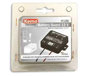 Kemo M188 / Modul kontroly stavu baterie / 12V / 3x LED