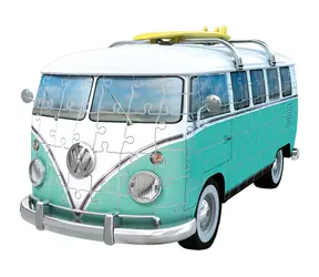 RAVENSBURGER 3D Puzzle Iconics: Volkswagen T1 Chrome / 162 dílků / od 8 let