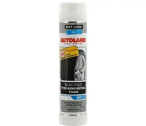 Autoland Pěna na čištění pneu 400 ml / Čistič pneumatik / bezdotyková / UV ochrana / rozprašovač