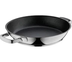 WMF PermaDur Advance černá / Servírovací pánev / Průměr 28 cm / nerezová ocel / do trouby