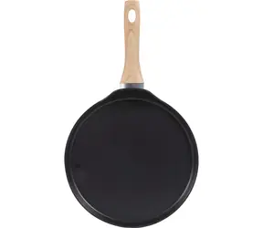 Lamart LT1290 černá/hnědá / Pánev na palačinky / 28 cm / hliník / nepřilnavý povrch