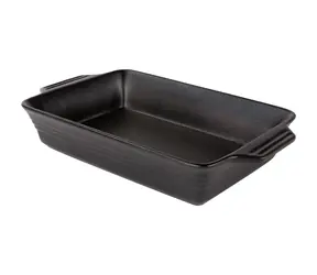 LAMART LT9213 černá / Zapékací mísa / Obdélníková / Keramika / 2,5 l / do 240 °C