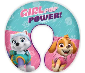 Seven Paw Patrol Girl / Dětský cestovní polštářek / Motiv Paw Patrol / Průměr 21 cm