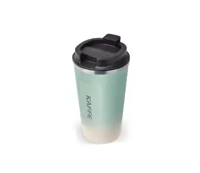 Lamart Kaffe Termohrnek 500 ml zelená / O 6,8–9 cm, výška 17 cm / nerez, plast, silikon