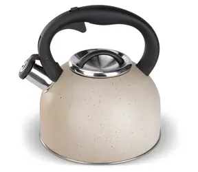 Lamart LT7100 Dots krémová / Konvice na vodu / 3 l / nerez / píšťalka