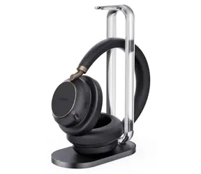 Yealink BH76 Plus UC černá / Sluchátka s mikrofonem / On-ear / Bluetooth 5.3 / nabíjecí stojánek / USB-C/A
