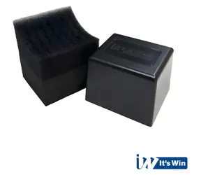 It's Win WINC-242 černá / Pěnový aplikátor na pneumatiky / Zig-Zag / 70x64x70 mm