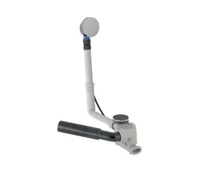 Geberit vanová odtoková a přepadová souprava chrom / Odtoková souprava / délka 260 mm / otočné ovládání