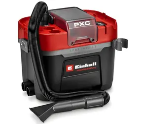 Einhell TP-VC 18/10 Li BL L-Solo červená/černá / Aku vysavač / 18V / mokro/sucho / bez aku