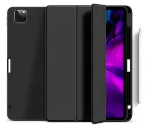 eSTUFF MIAMI pouzdro iPad Air 13" (2025/2024) černá/průhledná / Pouzdro / PU kůže, TPU / Magnetické zavírání