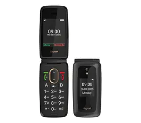Gigaset GL795 černá / Seniorský telefon / 4G / NanoSIM / VoLTE / USB-C