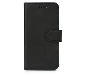 eSTUFF WALES Apple iPhone 17 černá / Peněženkové pouzdro / PU kůže / Funkce stojánku
