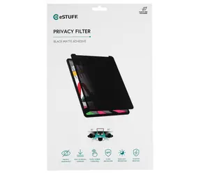 eSTUFF Adhesive Privacy Filter pro iPad Air 11" (2024/2025/2026) černá / Filtr ochrany soukromí / lepicí páska