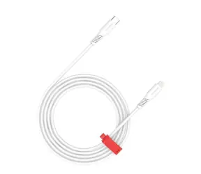 Canyon CLN30SC12 bílá / Datový kabel USB-C - Lightning / PD 27 W / 1,2 m