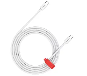 Canyon CC60SC12 bílá / Kabel / USB-C – USB-C / 1,2 m / PD 60 W / 480 Mb/s