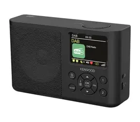 Kenwood CR-M33DAB černá / DAB+ rádio / Bluetooth 5.3 / USB-C / TFT displej