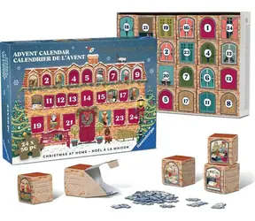 RAVENSBURGER Adventní kalendář Minipuzzle 2026 / 24 puzzle x 56 dílků / od 12 let