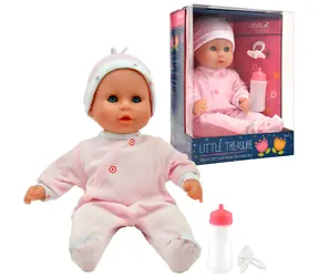 DOLLS WORLD Panenka Little Treasure PINK / 38 cm / zavírací oči / od 3 let