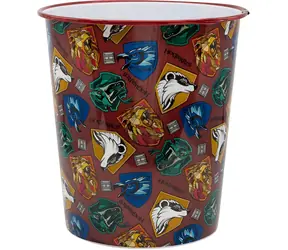 STOR Odpadkový koš Harry Potter: Erby kolejí / Odpadkový koš / Plast / 22,5 × 21 × 21 cm