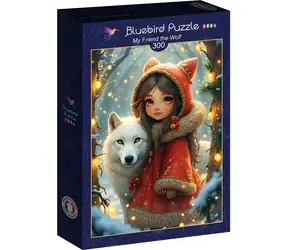 BLUEBIRD Puzzle Můj přítel vlk / 300 dílků