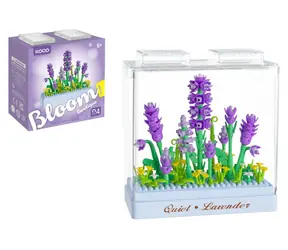 KOCO Stavebnice mini Levandule / 239 dílků / plast / 6+