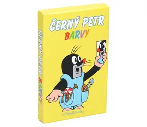 WIKY Karetní hra Černý Petr Krtek - barvy / 31 karet / od 3 let