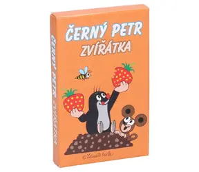 WIKY Karetní hra Černý Petr Krtek - zvířátka / 31 karet / od 3 let
