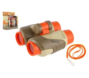 TEDDIES Dalekohled 2v1 / Plast / 11 x 11 cm / Otočný zoom / od 3 let