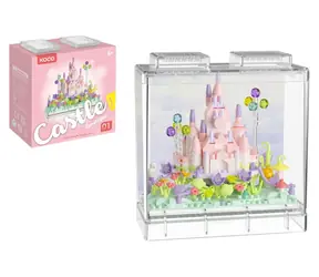 KOCO Stavebnice mini Letní hrad / 412 dílků / plast / 6+