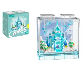KOCO Stavebnice mini Zimní hrad / Počet dílků: 381 / od 6 let