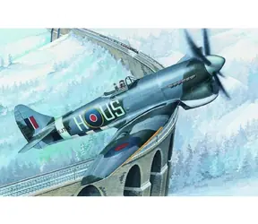 SMĚR Plastikový model Hawker Tempest MK.V / Letadlo / 14,2x17,3 cm / od 6 let
